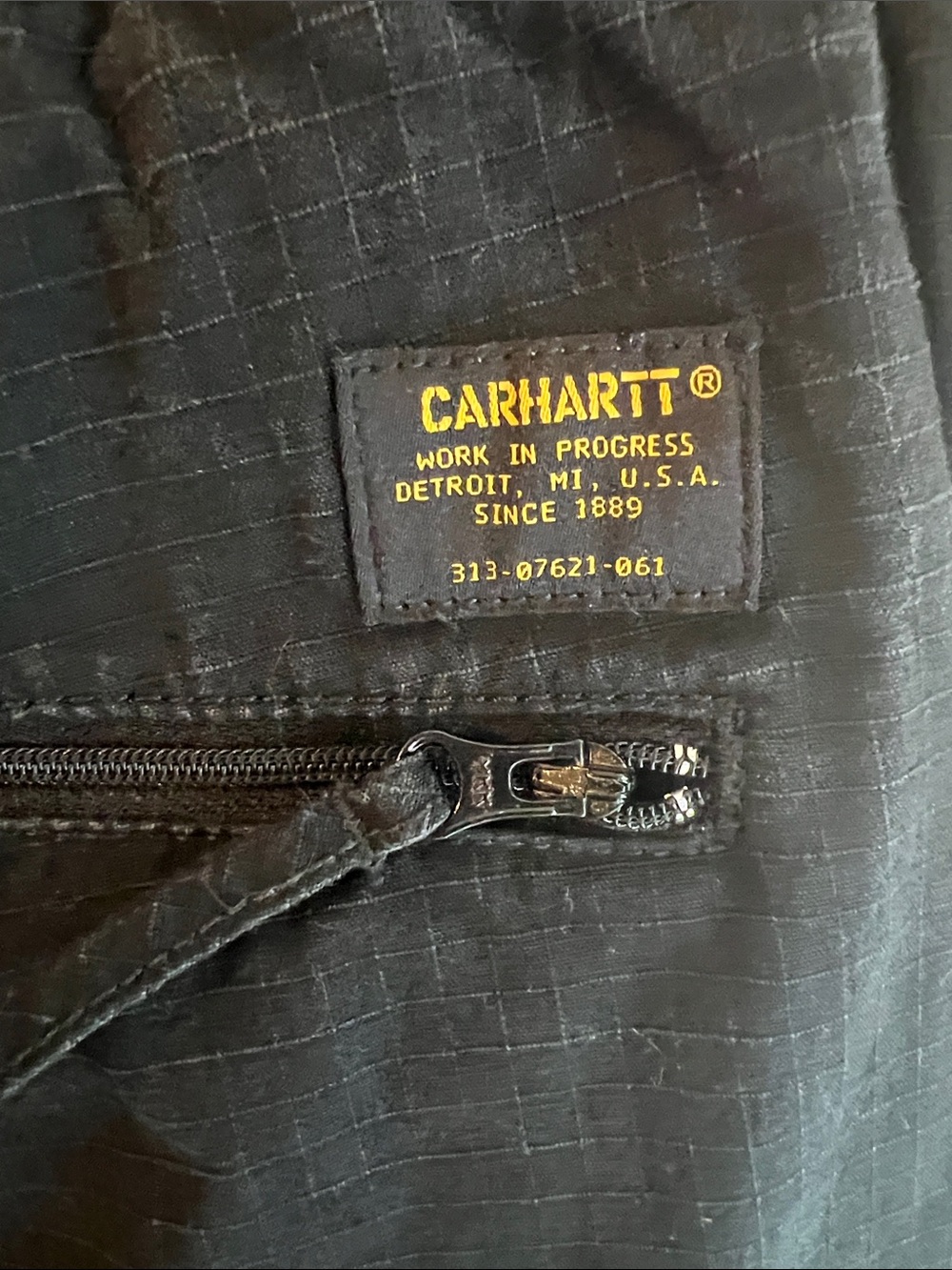 CARHARTT WIP RIPSTOP CARGO JOGGER BLACK SIZE LARGE SEE MEASUREMENTS - Picture 11 of 11
